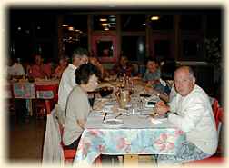 A table le soir - Danièle, Michel