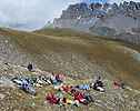 2560 m, un beau coin pour digrer et faire la sieste ...