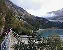 1948 m, pause coup d'oeil sur le barrage du Plan d'Aval