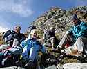 2540 m, pause sur le dernier parterre de gazon, ... - (J-Pierre, Liliane, Michel)