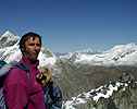 Du sommet : Pointe de l'Echelle, Yves, Tte d'Aussois, Mt Blanc, Pointe de Labby, Petit Rteau