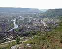 Panorama sur Ornans et la Loue - du Belvdre de N-D du Mont