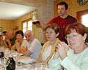 A la Ferme-Auberge du Besongey, le kir  la pche, on y revient